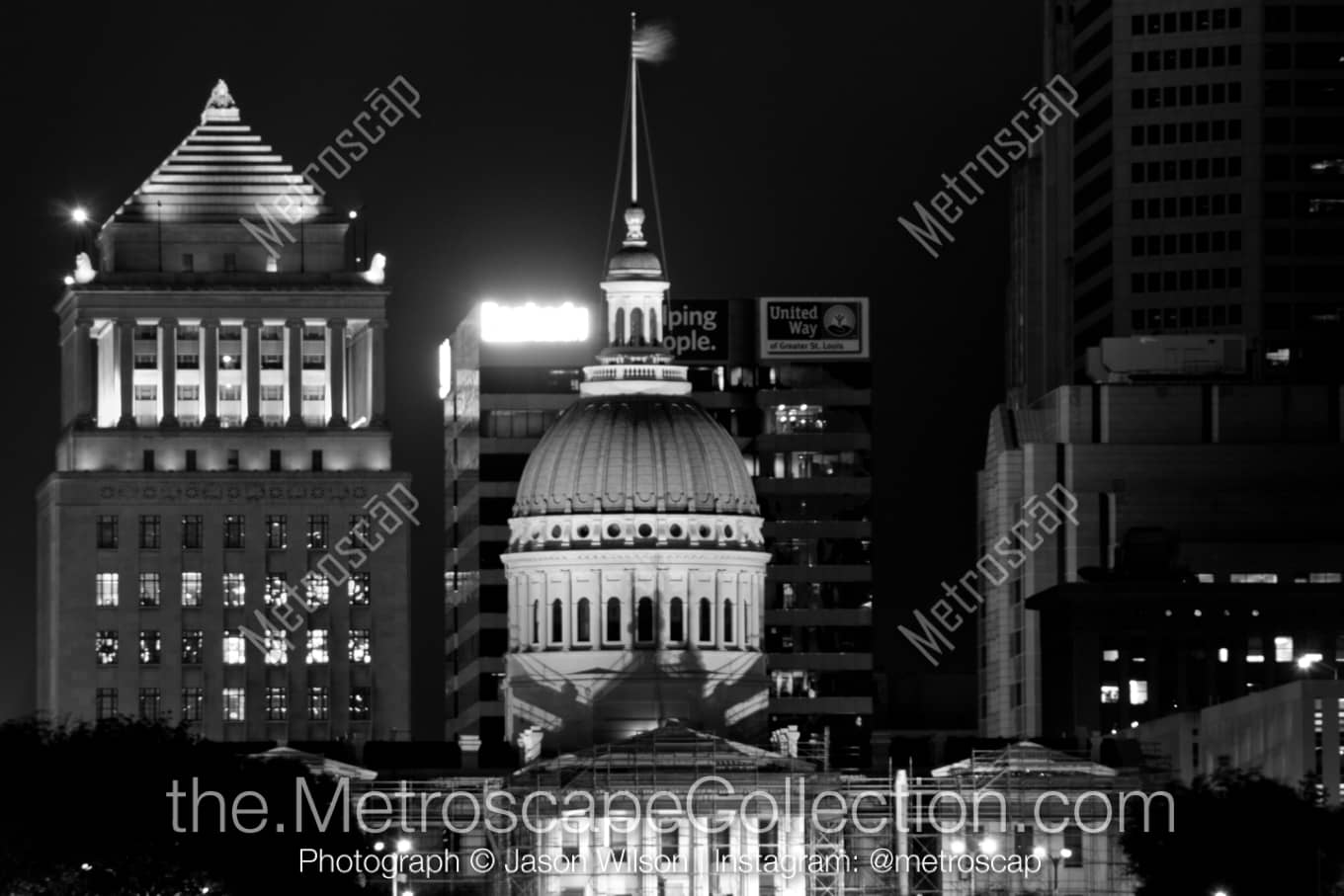 St Louis Missouri Picture at Night