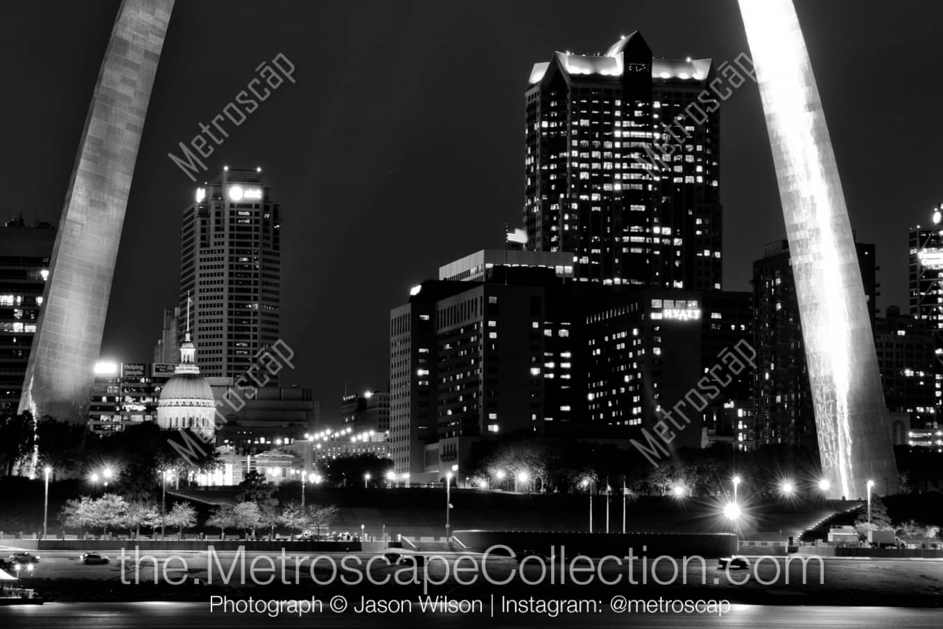 St Louis Missouri Picture at Night