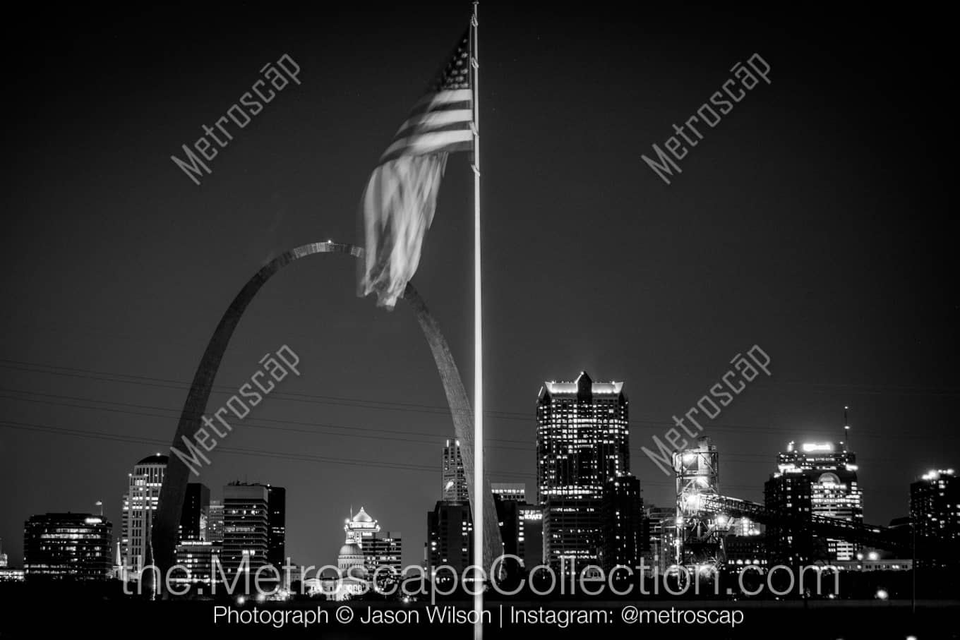 St Louis Missouri Picture at Night