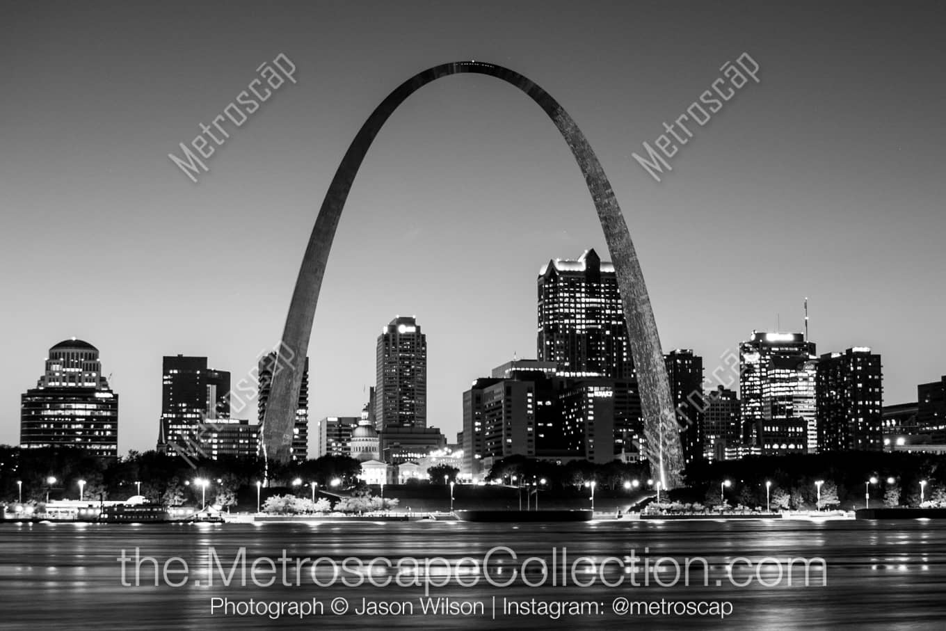St Louis Missouri Picture at Night