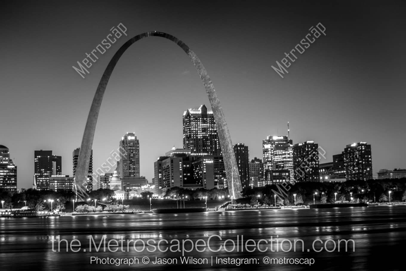 St Louis Missouri Picture at Night