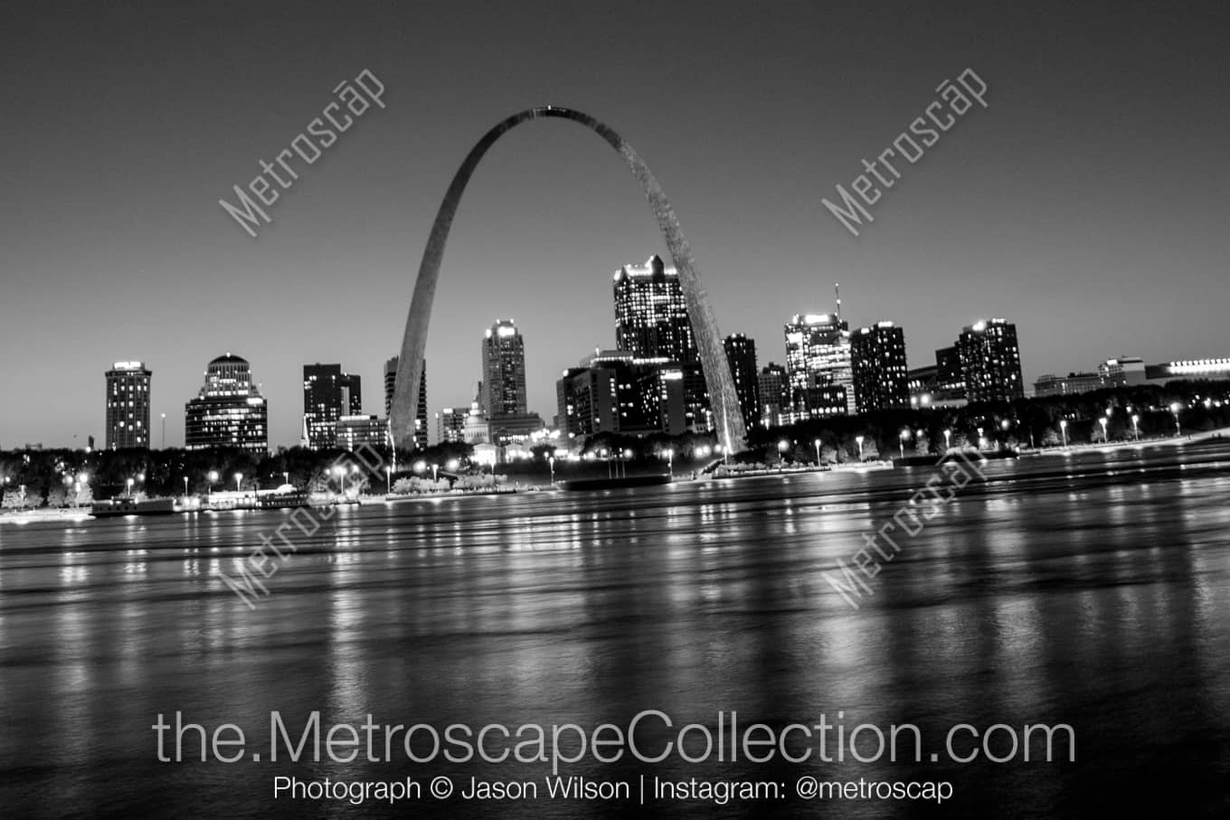 St Louis Missouri Picture at Night