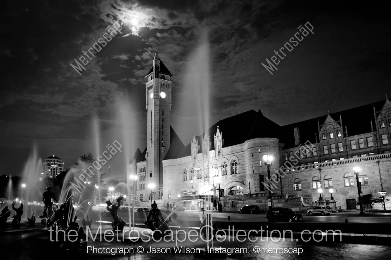 St Louis Missouri Picture at Night