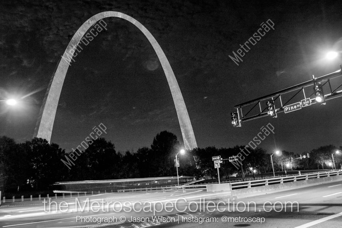 St Louis Missouri Picture at Night