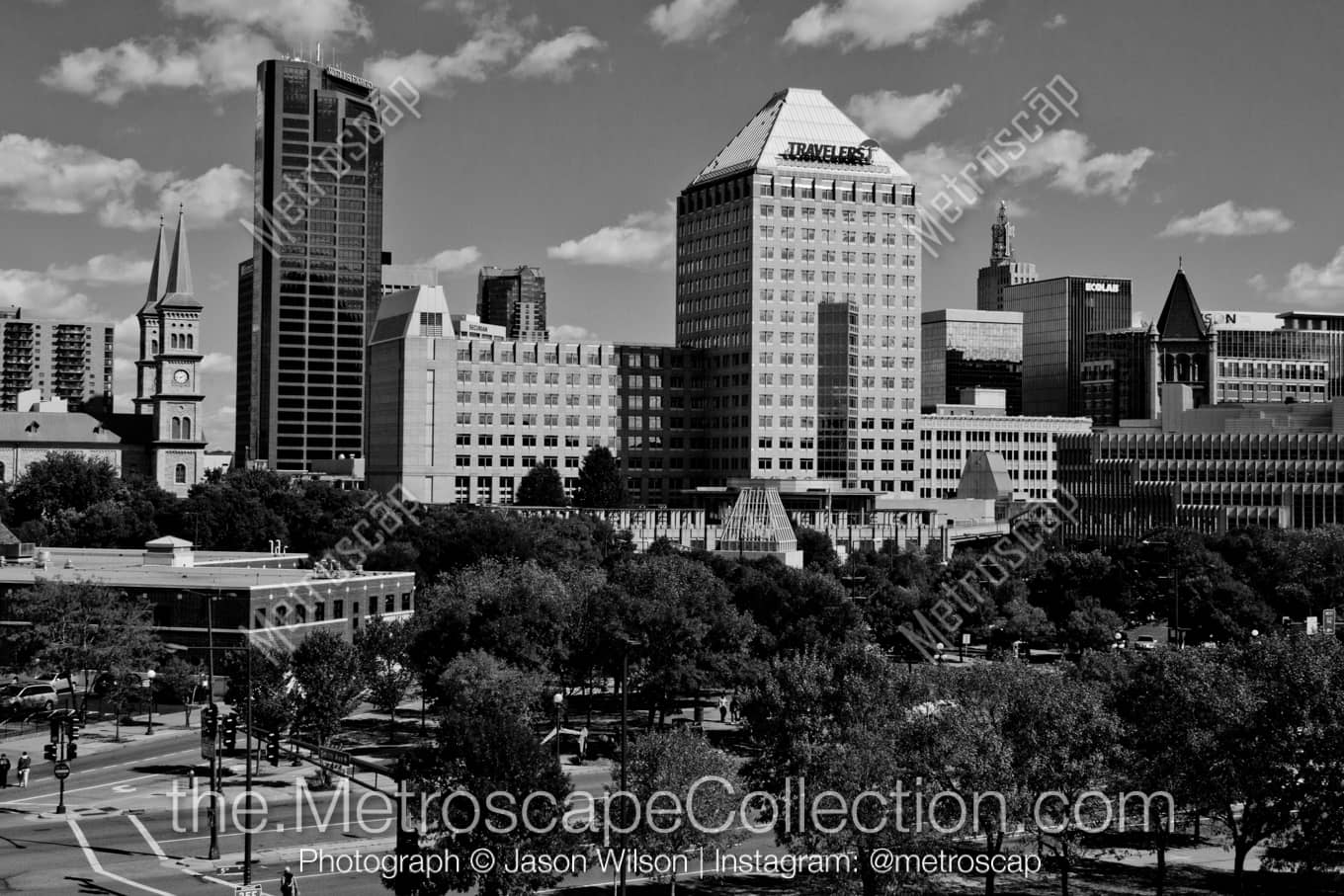 St Paul Minnesota Picture at Night