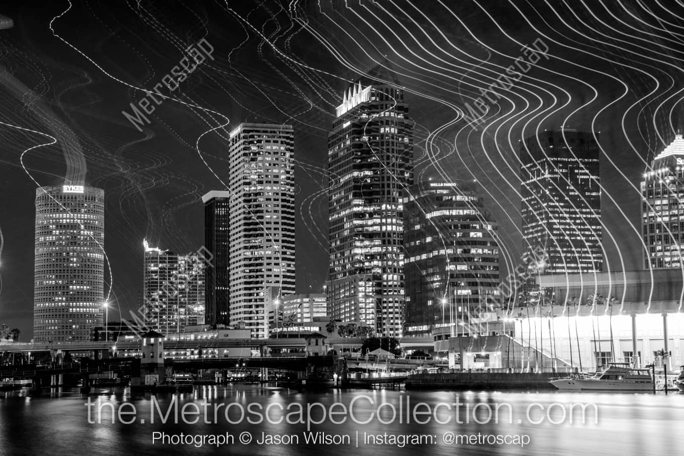 Tampa Florida Picture at Night