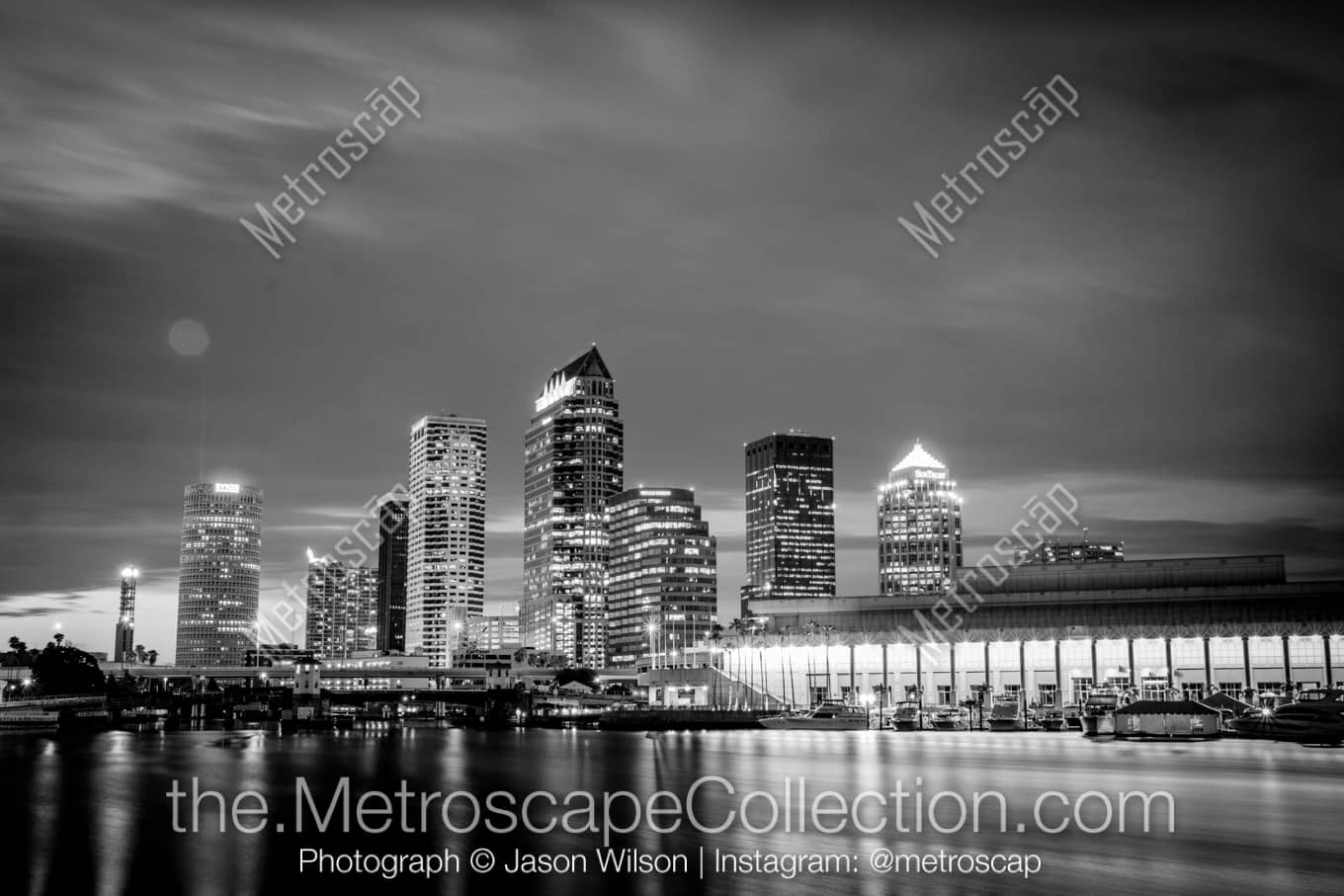 Tampa Florida Picture at Night