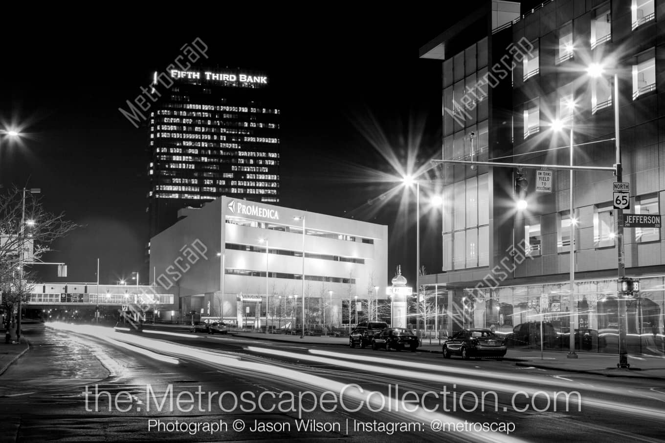 Toledo Ohio Picture at Night