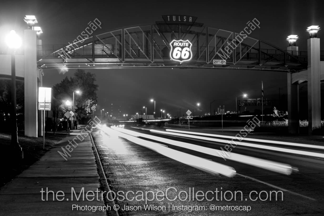 Tulsa Oklahoma Picture at Night