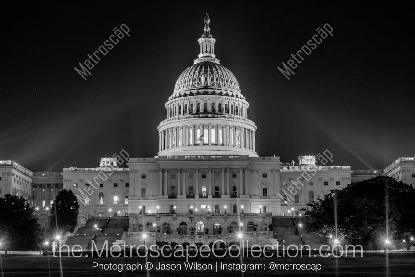 Washington DC District of Columbia Picture at Night
