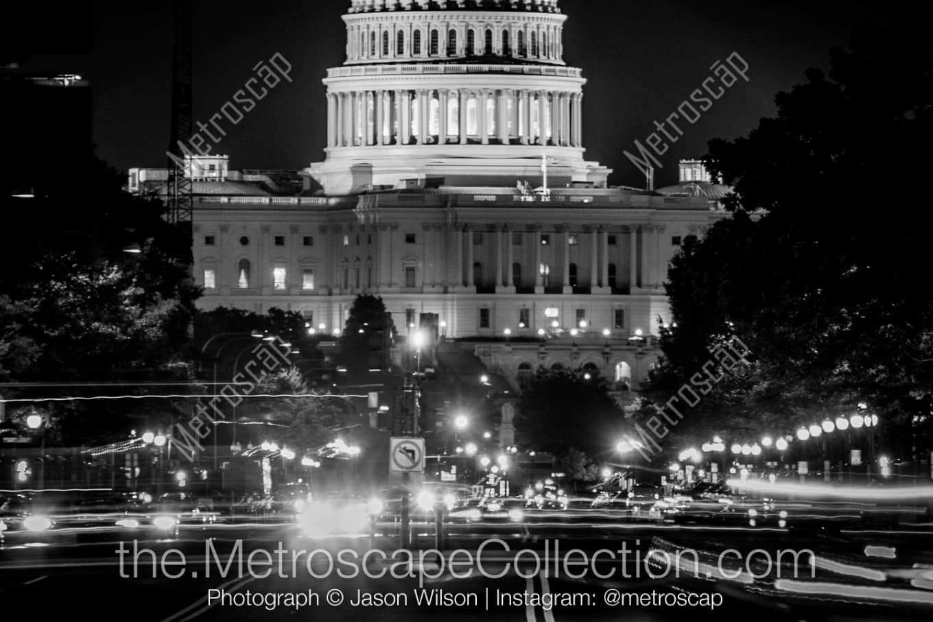 Washington DC District of Columbia Picture at Night